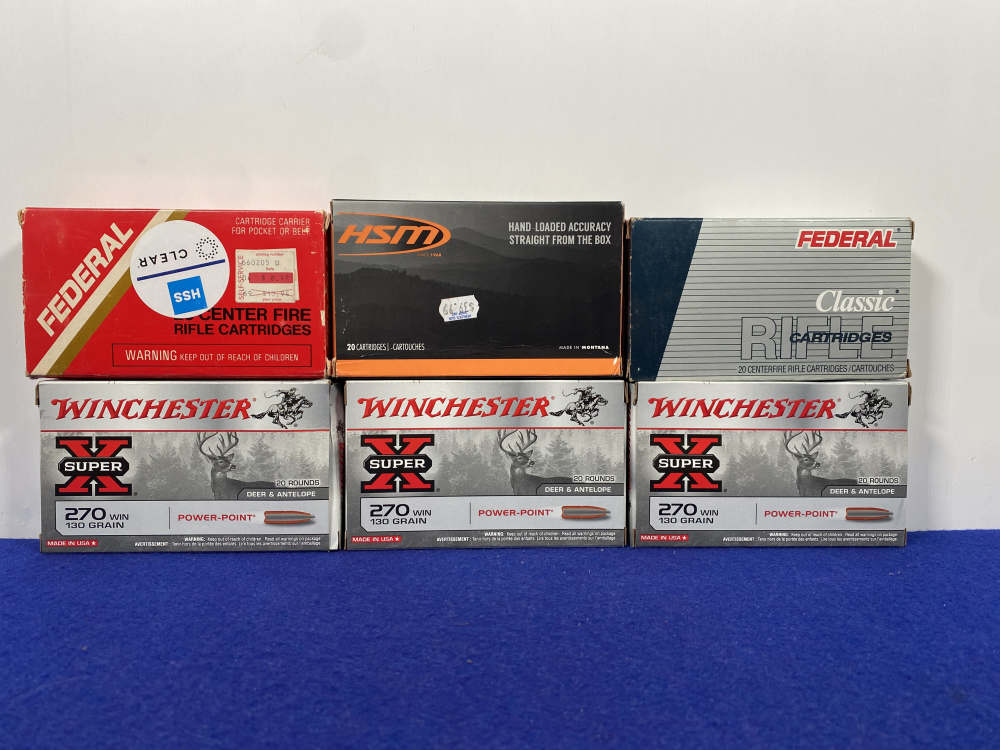 120 Rounds .270 Winchester 130Gr Soft Point Ammunition *HUNTING LOADS*-img-28
