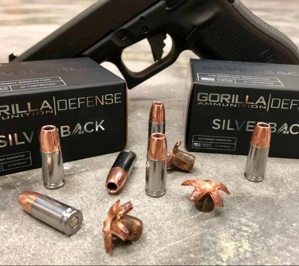 Gorilla silverback 9mm ammo 20 round box schp subsonic 135 grain-img-0