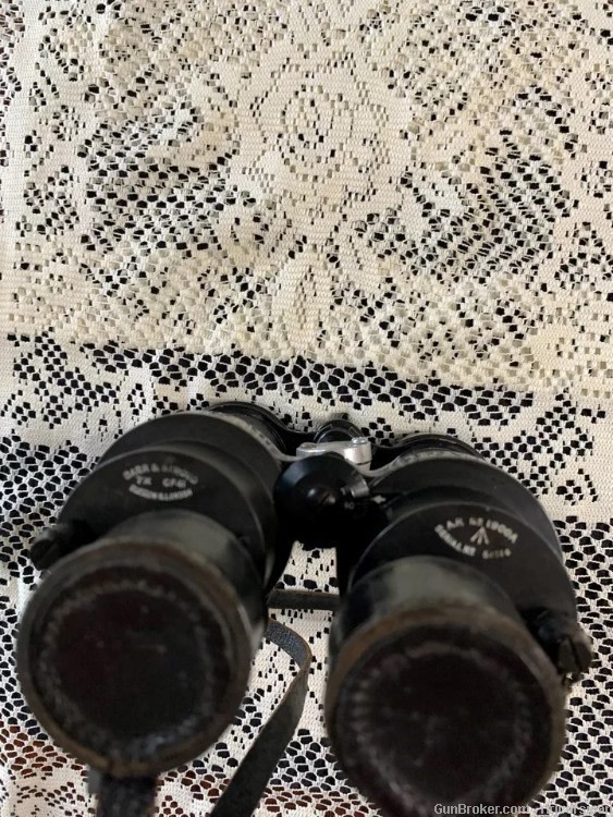 WWII BRITISH ROYAL NAVY 1941 BARR & STROUD 7X50 BINOCULARS NEAR MINT-img-7
