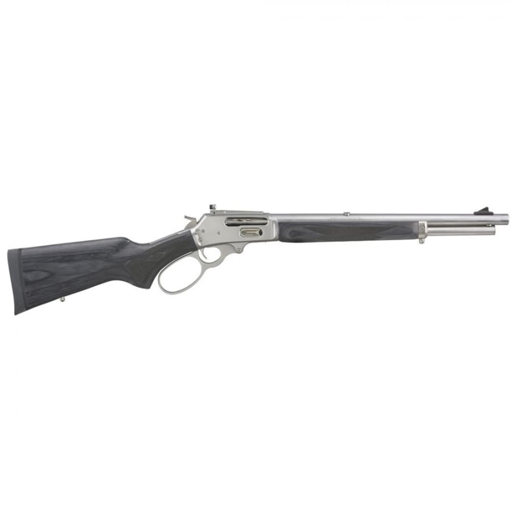 Marlin 1895 Trapper - 16.5" Threaded Barrel (.45-70 Gov) Black/SS-img-0