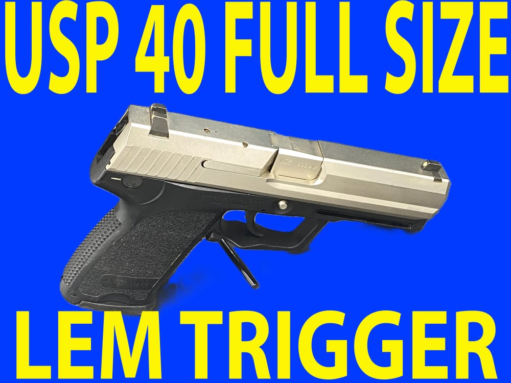 Heckler Koch HK USP40 FullSize Stainless, DISCONTINUED USP 40 LEM Trigger-img-0