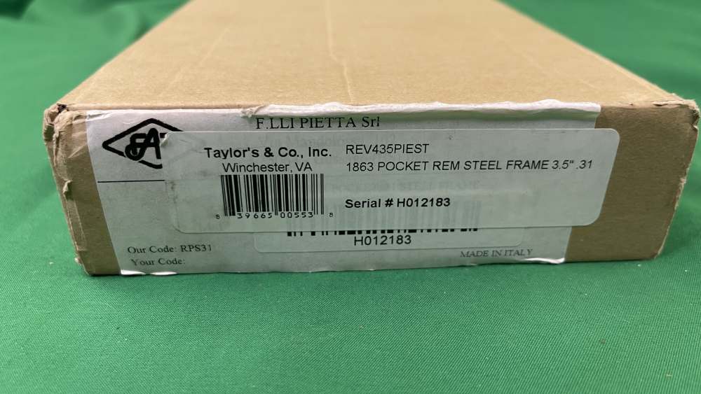 Taylor’s & Co. / Pietta 1863 Pocket Remington .31 Caliber Black Powder -img-11