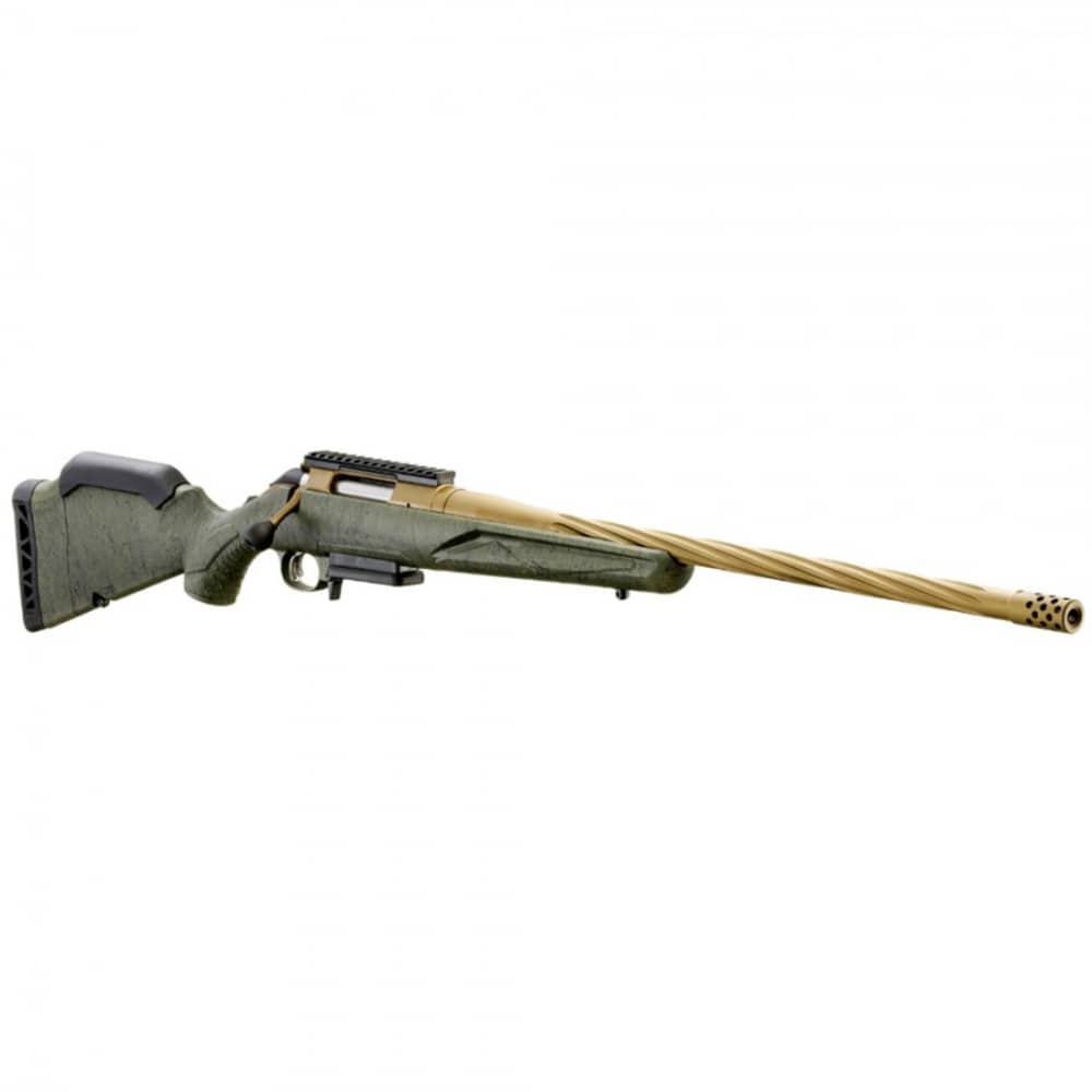 Ruger American Gen 2 Predator - 22" Fluted Bbl (.308 Win)Green Splat/Bronze-img-3