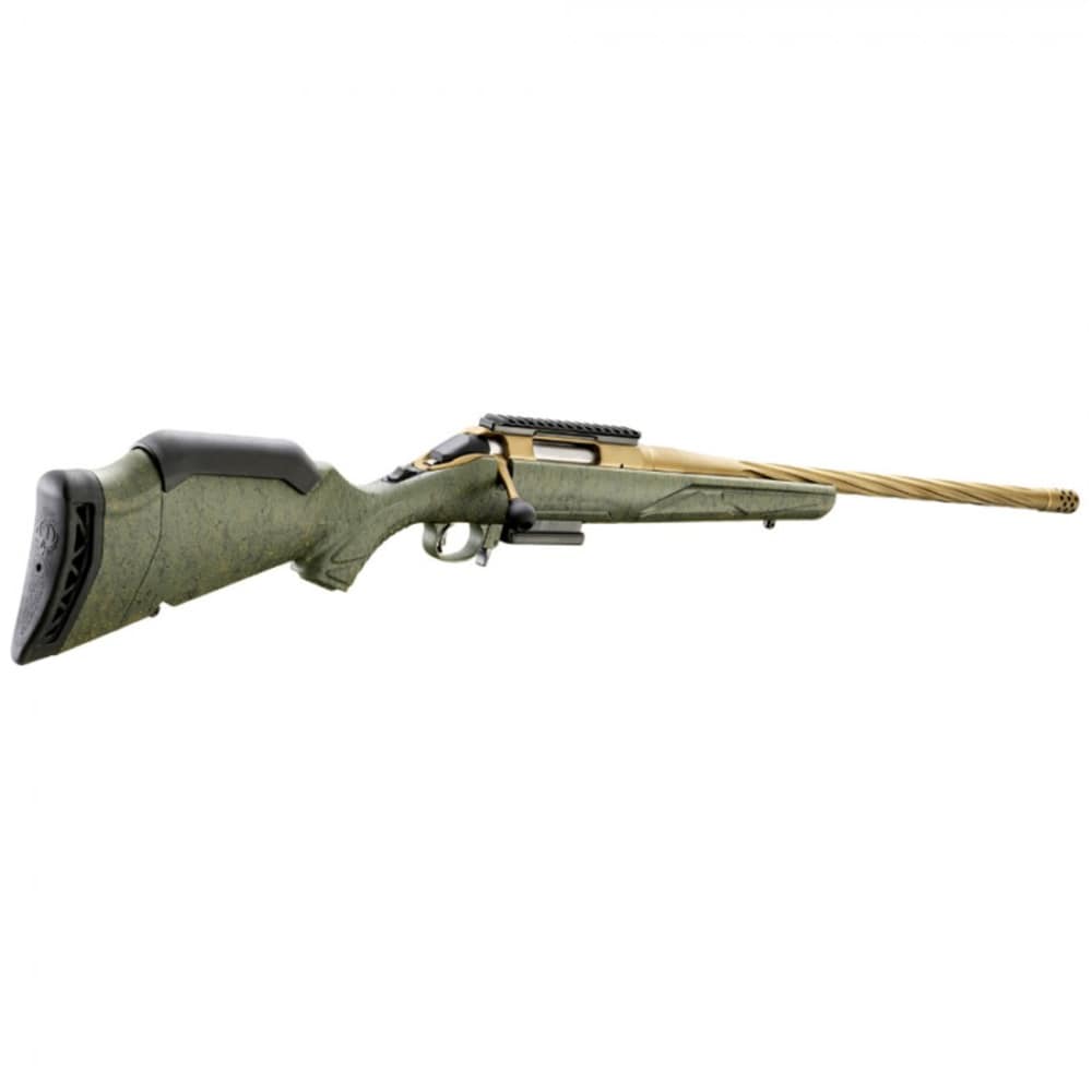 Ruger American Gen 2 Predator - 22" Fluted Bbl (.308 Win)Green Splat/Bronze-img-2