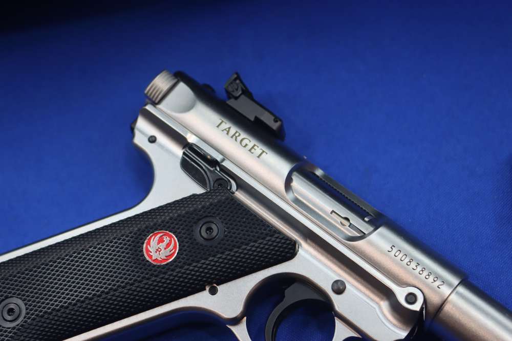 Ruger Model MARK IV TARGET Pistol 22LR Stainless MKIV 10" 40174 NEW SS 22-img-14