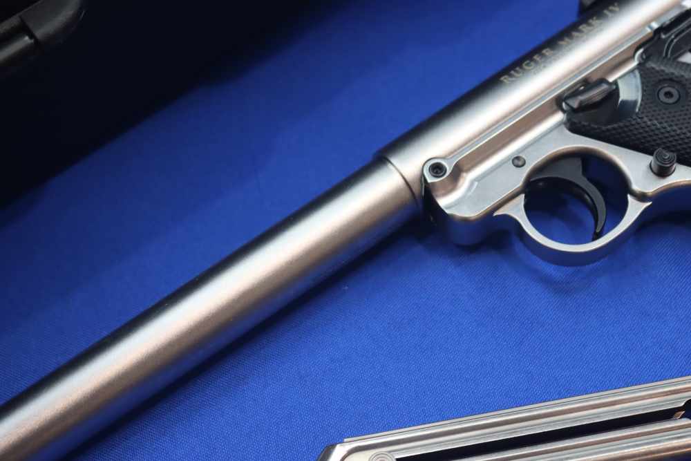Ruger Model MARK IV TARGET Pistol 22LR Stainless MKIV 10" 40174 NEW SS 22-img-4