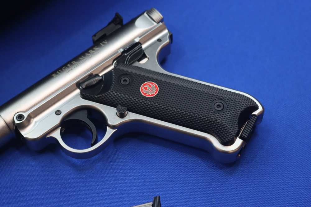 Ruger Model MARK IV TARGET Pistol 22LR Stainless MKIV 10" 40174 NEW SS 22-img-7
