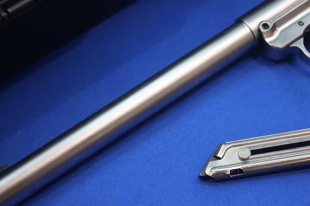 Ruger Model MARK IV TARGET Pistol 22LR Stainless MKIV 10" 40174 NEW SS 22-img-3