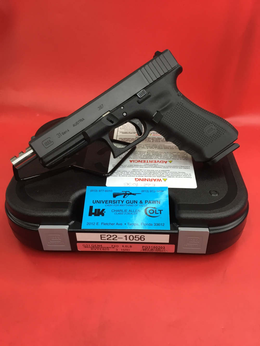 Discontinued Glock 31 Gen 4 .357 Sig 5.5 SS Ported Barrel 15RD -img-14