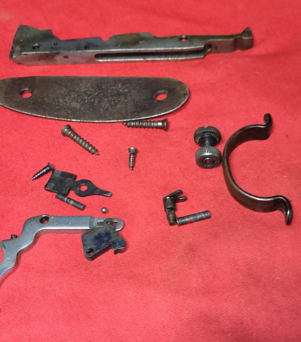 Lot of Remington model 34 rifle parts original-img-1