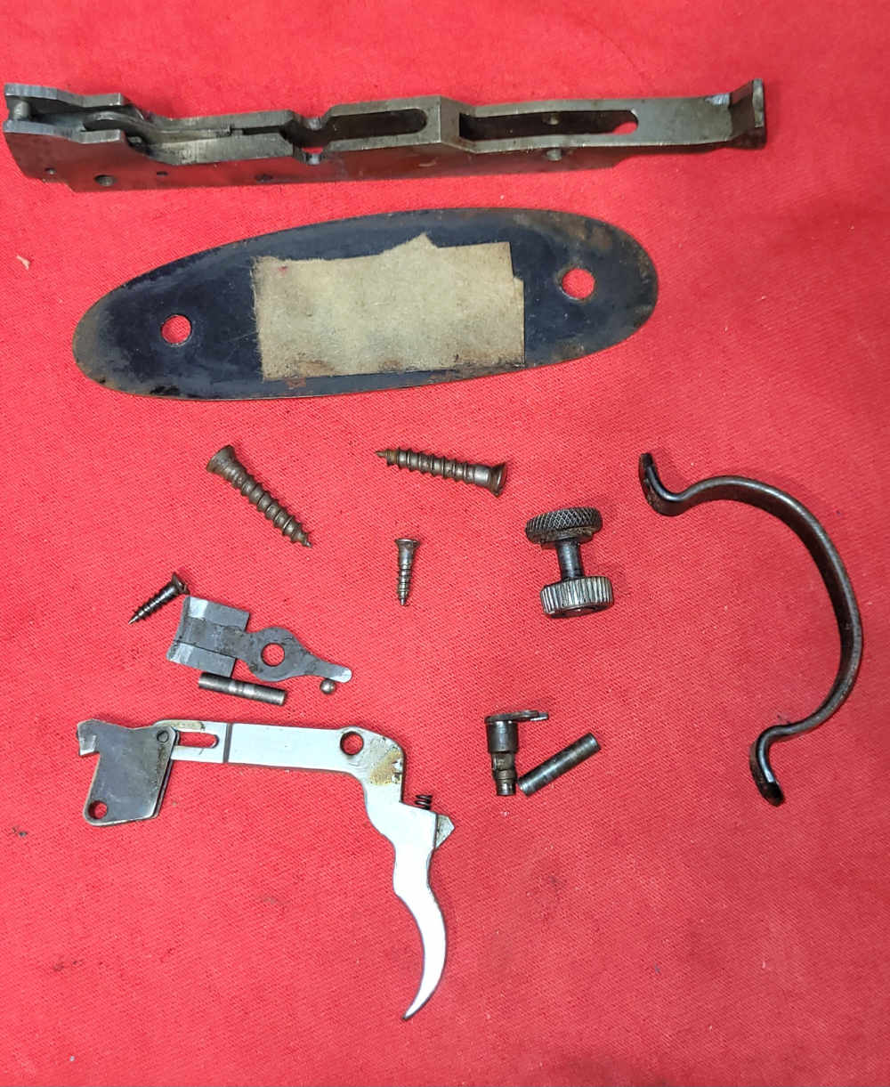 Lot of Remington model 34 rifle parts original-img-0