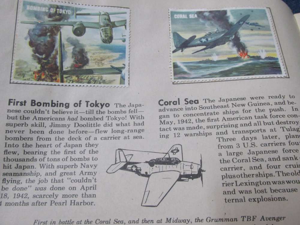 LOT OF WWI/WWII PAPER GOODS; MAP, BAR SCORE CARD, WAR ALBUM, MORE-img-19