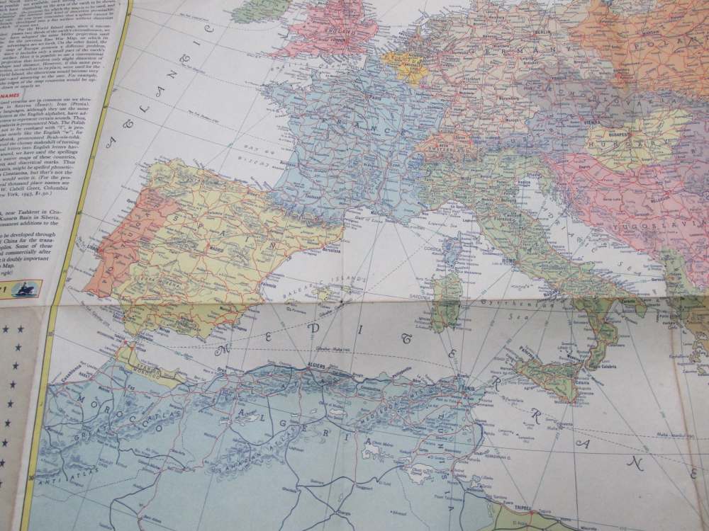 LOT OF WWI/WWII PAPER GOODS; MAP, BAR SCORE CARD, WAR ALBUM, MORE-img-9