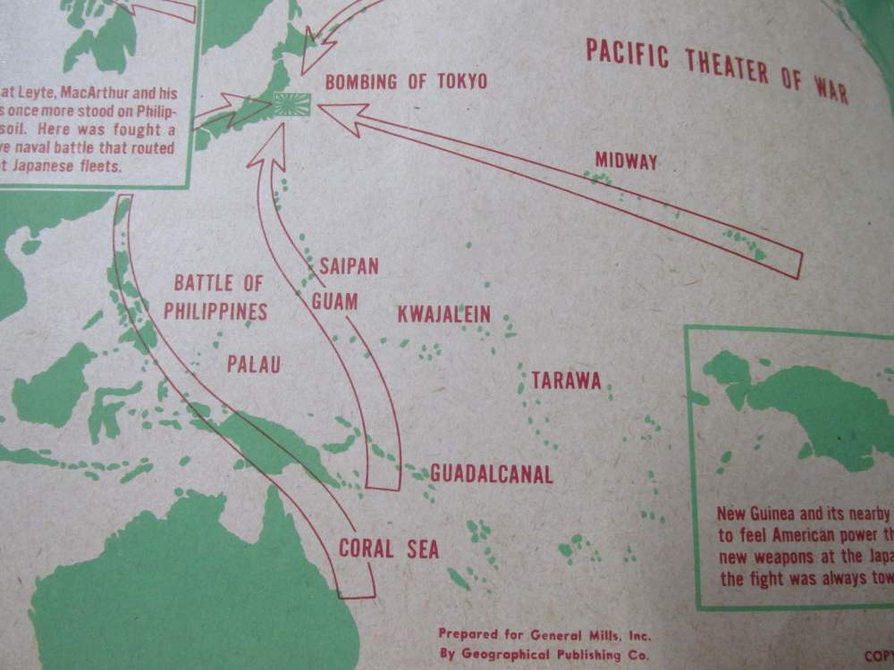 LOT OF WWI/WWII PAPER GOODS; MAP, BAR SCORE CARD, WAR ALBUM, MORE-img-16