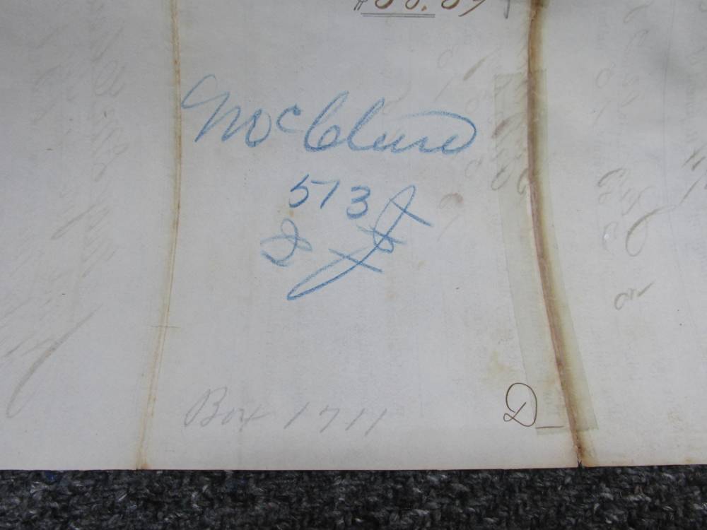 CIVIL WAR DISCHARGE PAPER FOR PVT. J. MUNUCH FROM D COMPANY, 74th REGIMENT-img-8