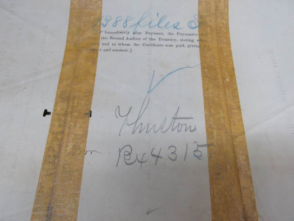 CIVIL WAR 1862/65 WARRANTS/DECEASED CASE & FINAL PAYMENT FOR SOLDIER-img-23