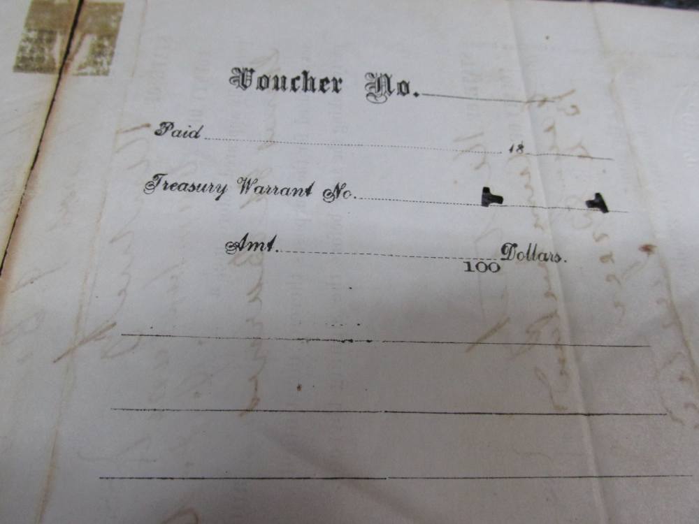 CIVIL WAR 1862/65 WARRANTS/DECEASED CASE & FINAL PAYMENT FOR SOLDIER-img-11