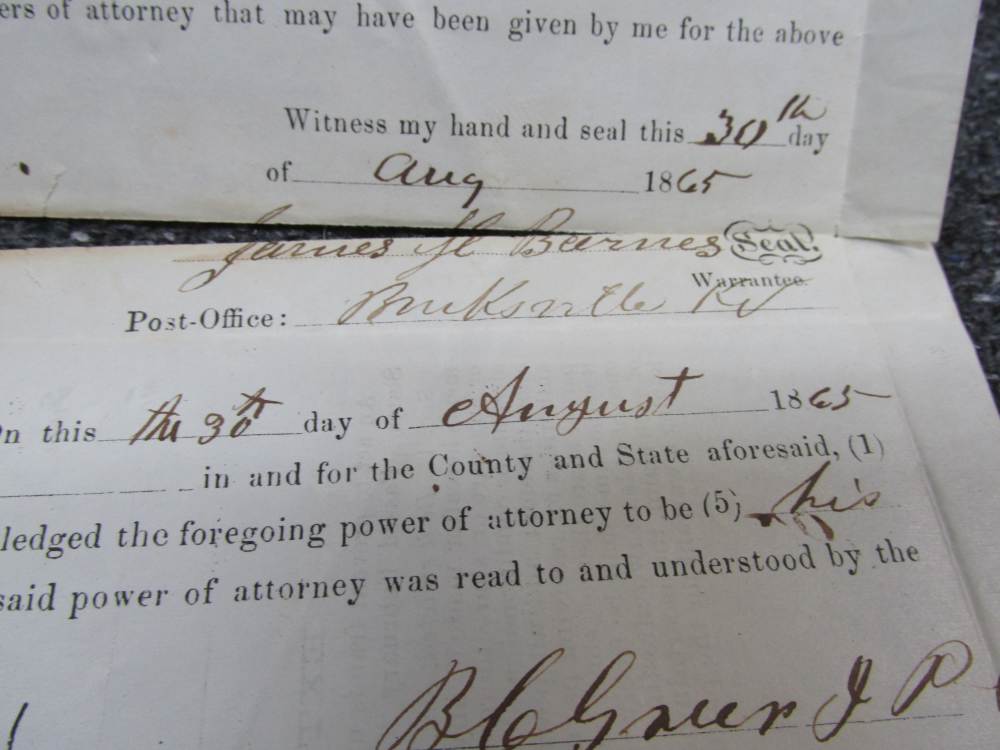 CIVIL WAR 1862/65 WARRANTS/DECEASED CASE & FINAL PAYMENT FOR SOLDIER-img-7