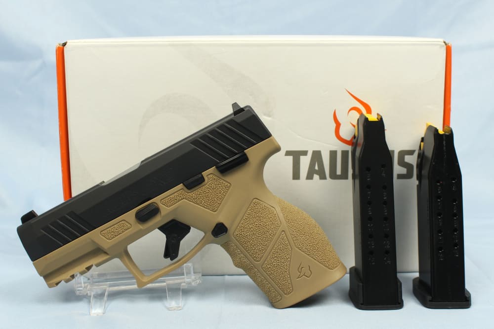 Taurus GX2 3.38" 9mm Semi-Auto Pistol - Tan Polymer-img-0