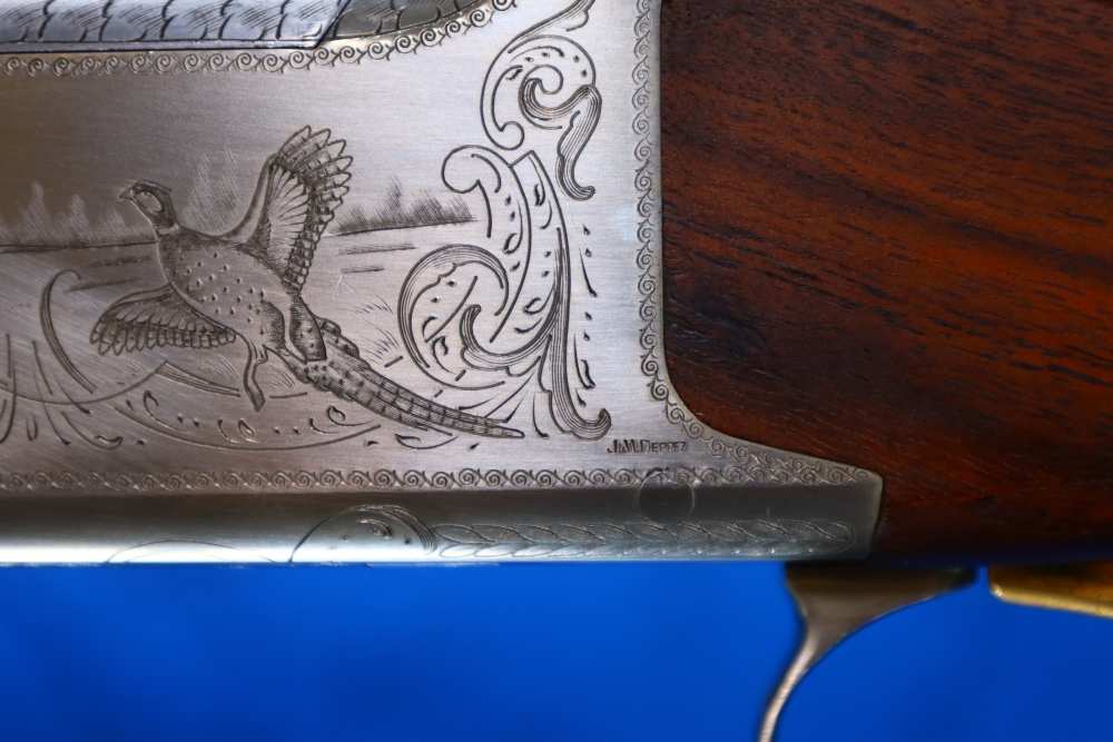 JEAN MARIE DEPREZ ENGRAVED Browning B25 Superposed 12GA Over Under Belgium-img-8