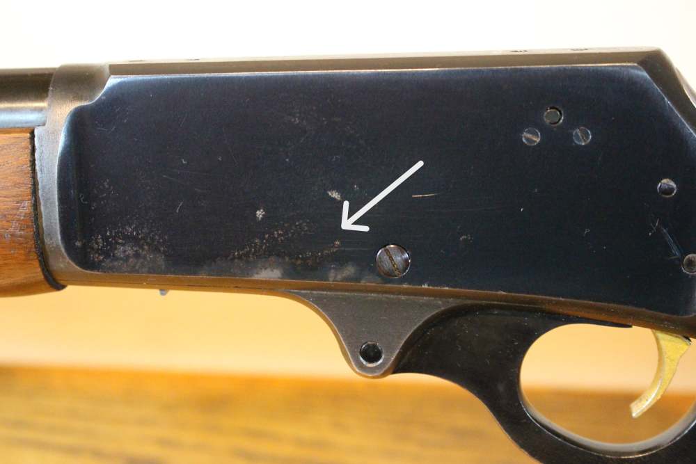 Early JM Marlin 444 Straight-Wall 24” Lever Rifle 1969 w/ Custom Sights VGC-img-12