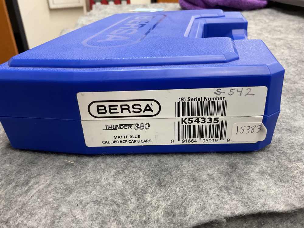 Bersa Thunder .380acp with original case and paperwork-img-9