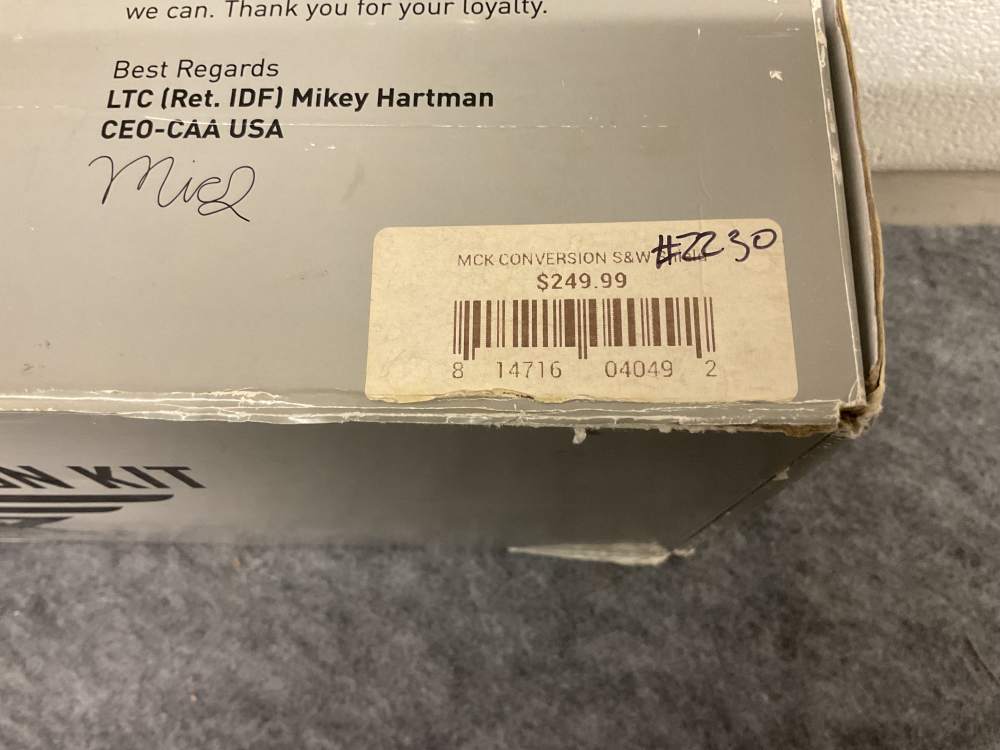 Smith and Wesson M&P 9 with CAA USA Micro Conversion Kit + extended mag-img-9