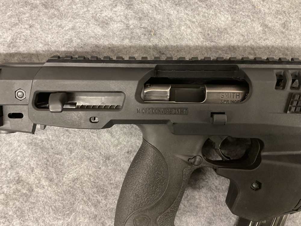 Smith and Wesson M&P 9 with CAA USA Micro Conversion Kit + extended mag-img-7