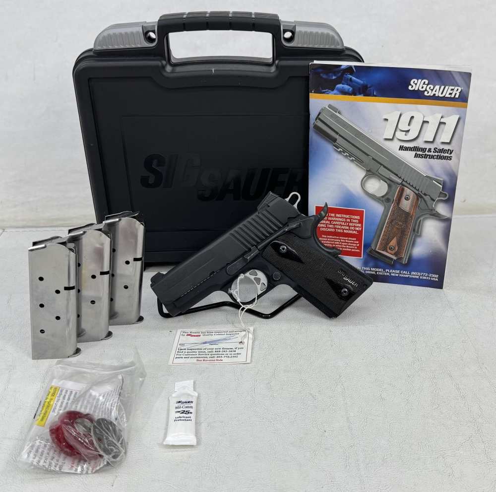 2012 SIG SAUER 1911 ULTRA COMPACT NIRTON .45 AUTO -img-0