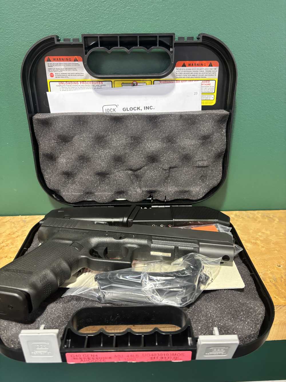 Glock 40 Gen 4 MOS 10mm Long Slide 6" Optic Ready G40 Gen4 NIB-img-0