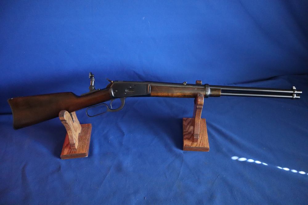 Interarms Rossi 92 src Lever 20" saddle ring carbine 357 mag peep sight 98%-img-0