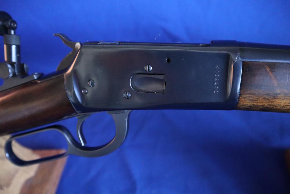 Interarms Rossi 92 src Lever 20" saddle ring carbine 357 mag peep sight 98%-img-3