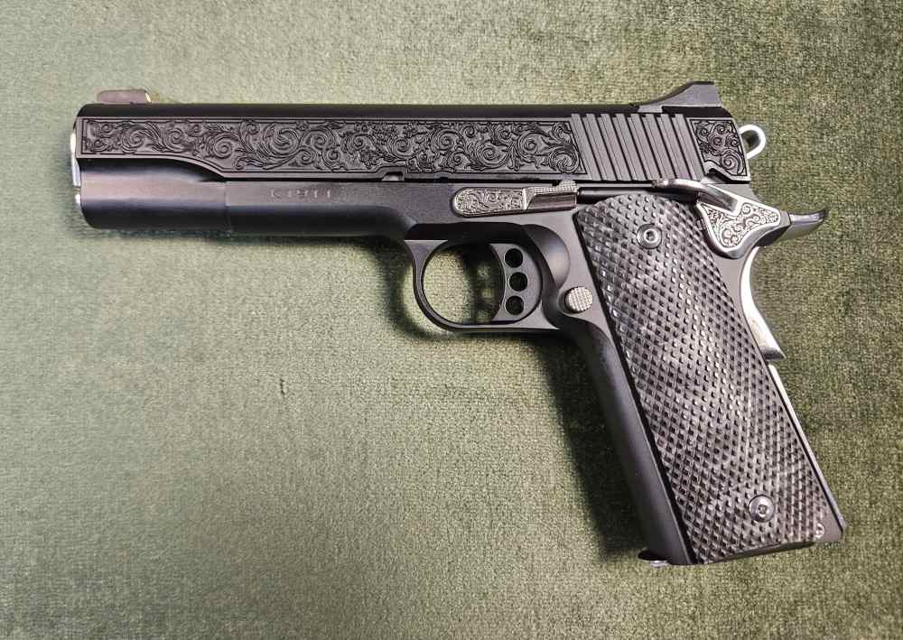 CNC Kimber 1911 Starry Night 45 ACP Fully Engraved #83 of 300-img-6