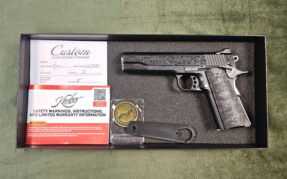 CNC Kimber 1911 Starry Night 45 ACP Fully Engraved #83 of 300-img-1