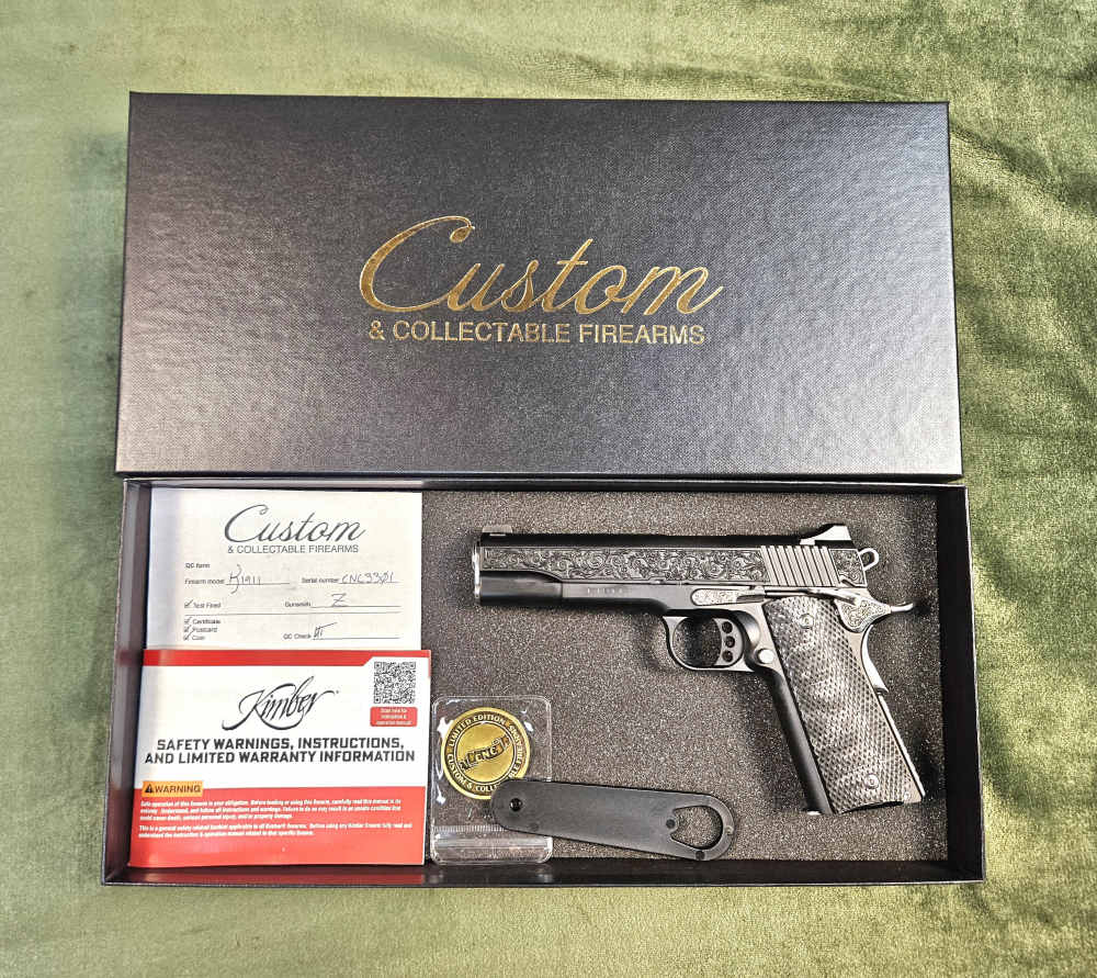 CNC Kimber 1911 Starry Night 45 ACP Fully Engraved #83 of 300-img-28