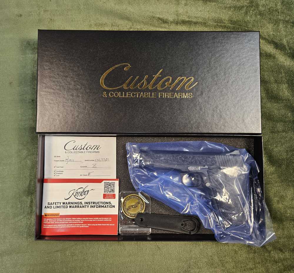CNC Kimber 1911 Starry Night 45 ACP Fully Engraved #83 of 300-img-27