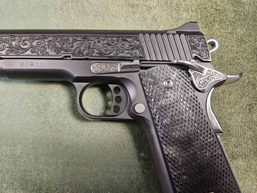 CNC Kimber 1911 Starry Night 45 ACP Fully Engraved #83 of 300-img-8
