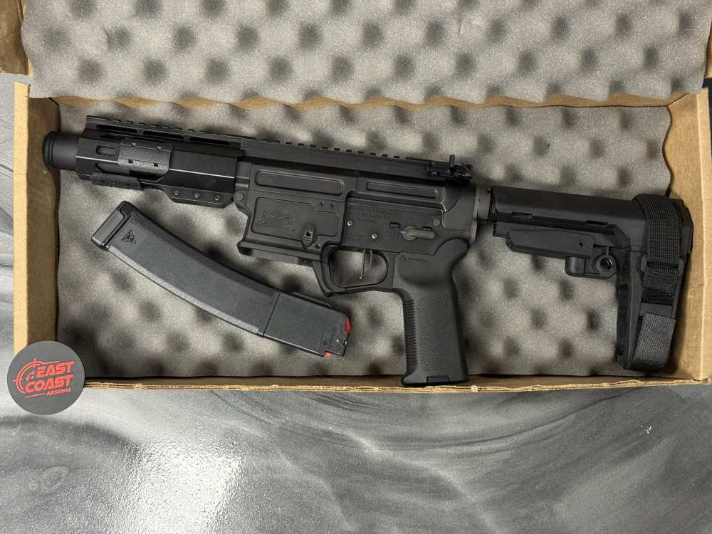 PSA AR-V 9mm 3.5" Pistol SBA3 Brace 30rd Mag Tucked Flash Can PS! NR!-img-5