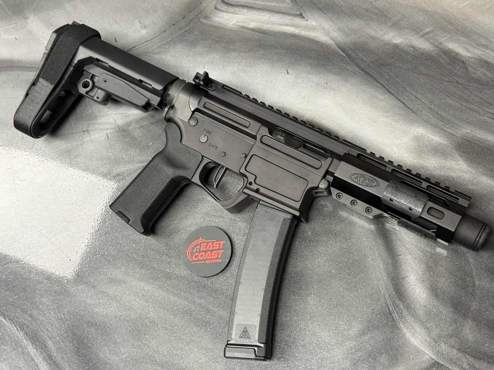 PSA AR-V 9mm 3.5" Pistol SBA3 Brace 30rd Mag Tucked Flash Can PS! NR!-img-3