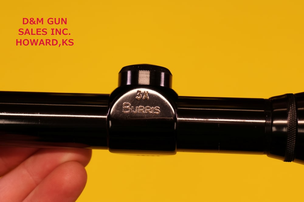 Burris 3X handgun scope. (Gloss Black) -img-1