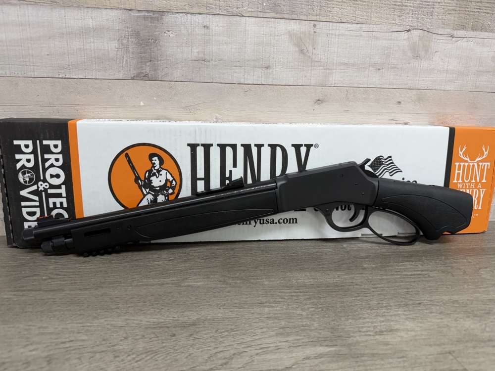 HENRY LEVER ACTION BEAR'S LEG 357 MAGNUM THREADED BARREL H012GBLX-357 NEW-img-5
