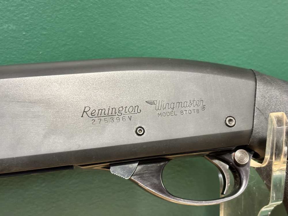 Remington 870 870TB Wingmaster Thumbhole 12 ga 18.5" Extended Mag Tube -img-10