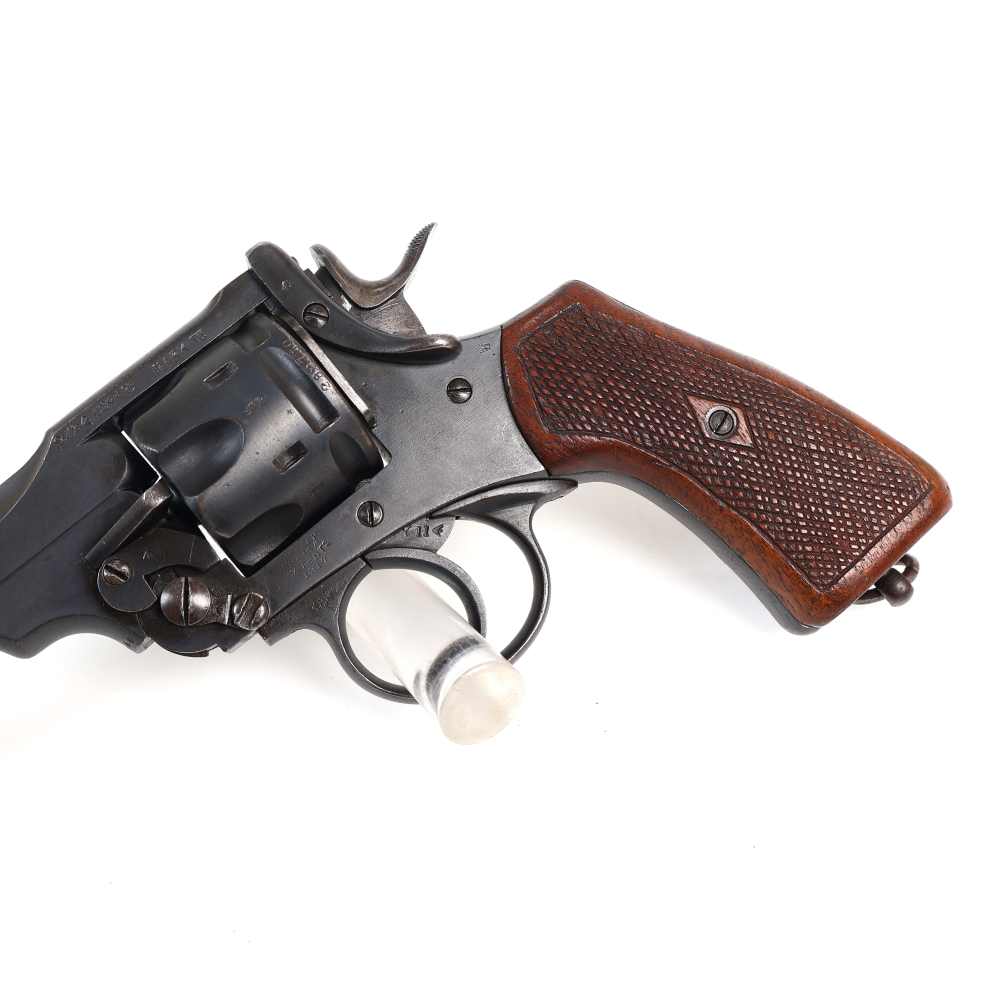 Webley Mark VI .455 6" Matching Numbers, Original Unconverted C&R Example! -img-1