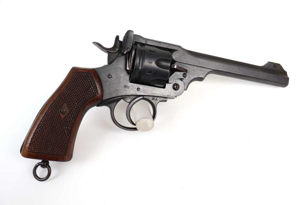 Webley Mark VI .455 6" Matching Numbers, Original Unconverted C&R Example! -img-3