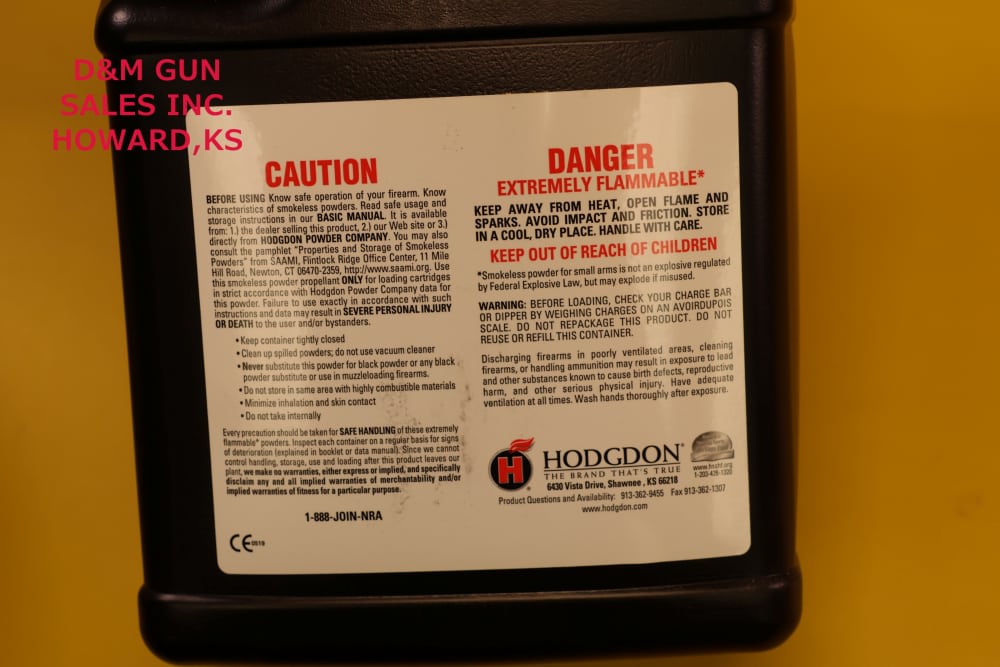 International Extra Clean Shotgun reloading powder 4lb sealed jug. -img-2