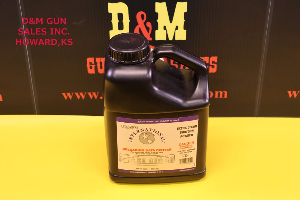 International Extra Clean Shotgun reloading powder 4lb sealed jug. -img-0