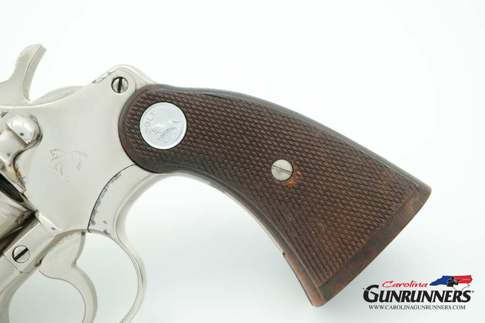 1972 Colt Cobra Revolver Factory Nickel .38 Special 2" Barrel Original Grip-img-8