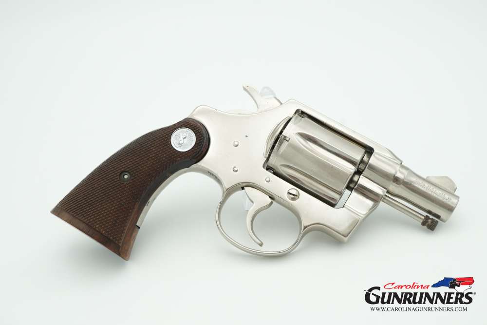 1972 Colt Cobra Revolver Factory Nickel .38 Special 2" Barrel Original Grip-img-9