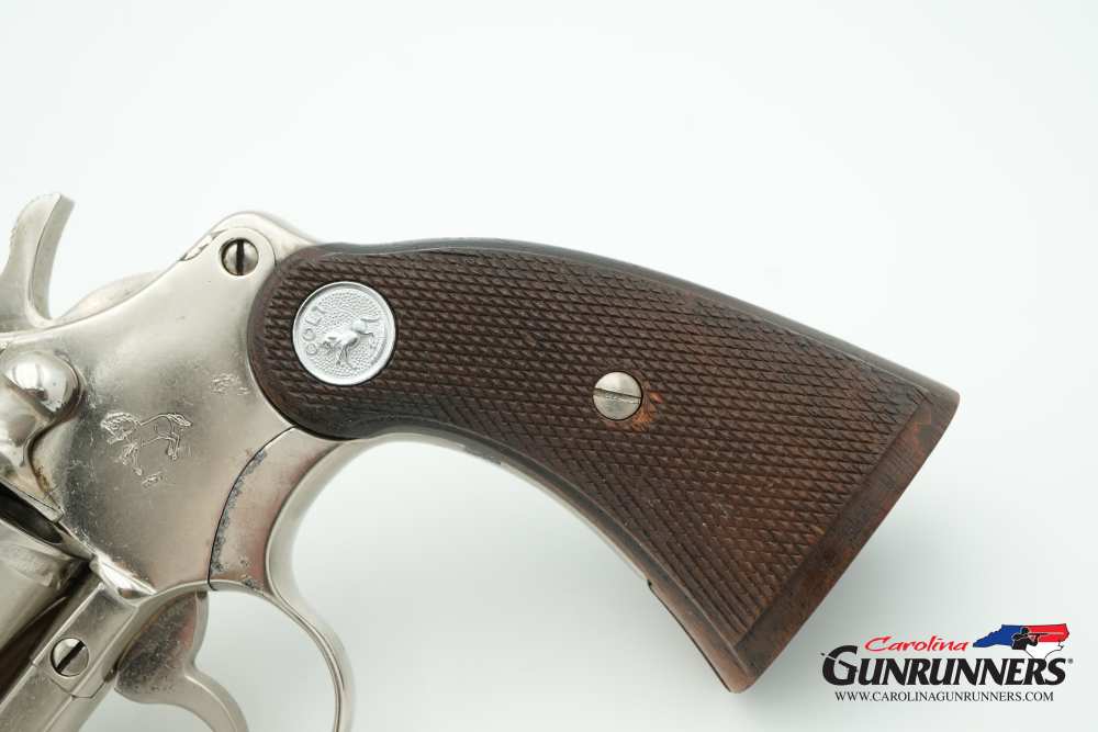 1972 Colt Cobra Revolver Factory Nickel .38 Special 2" Barrel Original Grip-img-3