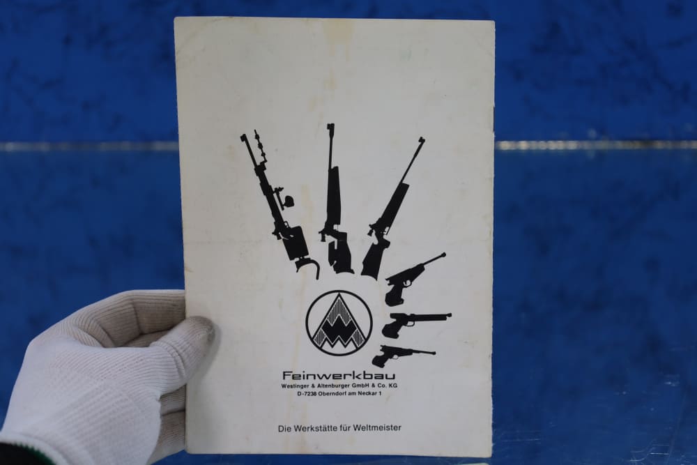 Feinwerkbau Model 601 Instruction Manual-img-6